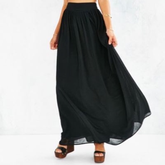 Urban Outfitters Dresses & Skirts - UO Pn Yoke Chiffon Maxi Skirt